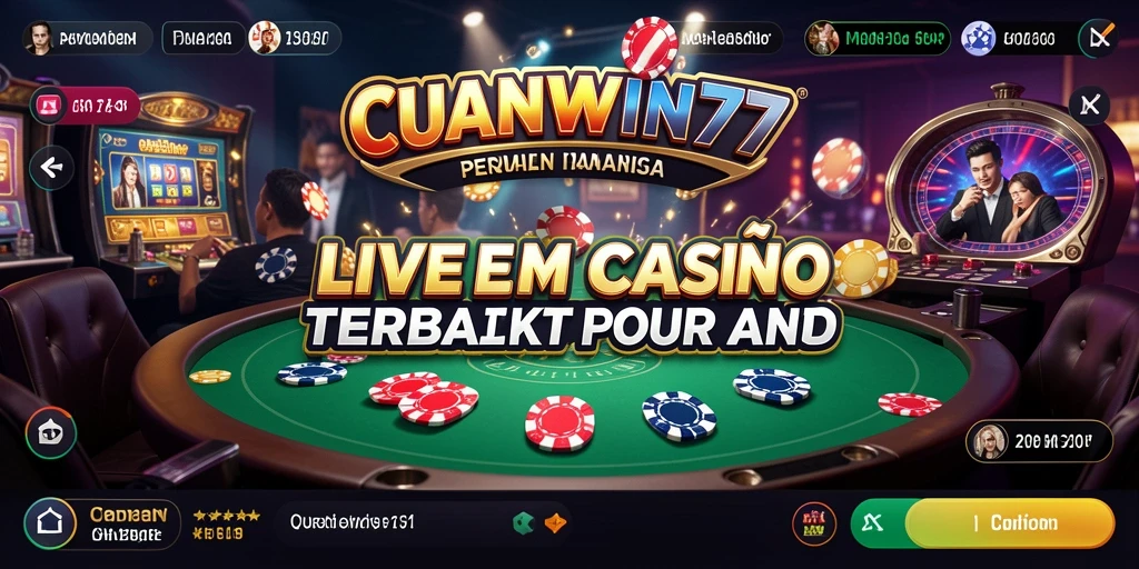 Gameplay Live Casino yang seru dan interaktif di CUANWIN77.