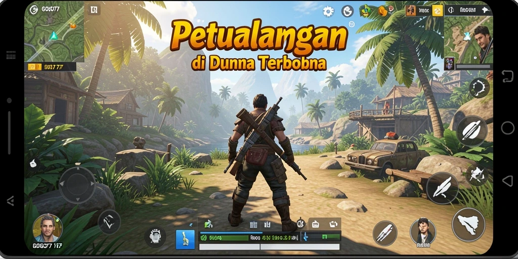 Tampilan gameplay seru di dunia terbuka GOGO77.