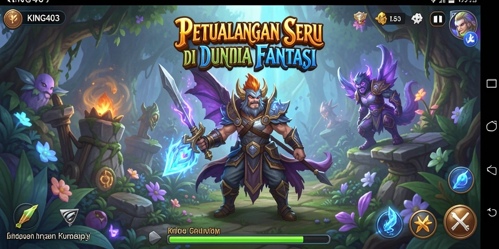 Gameplay KING403 dengan aksi petualangan yang mendebarkan di dunia fantastis.