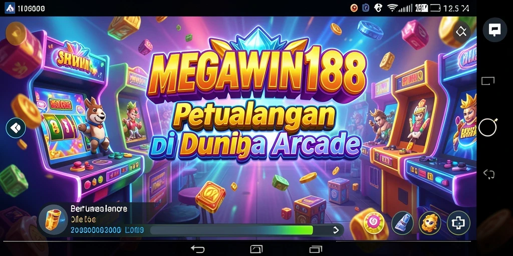 Tampilan gameplay seru MEGAWIN188 dengan petualangan Arcade yang menantang.