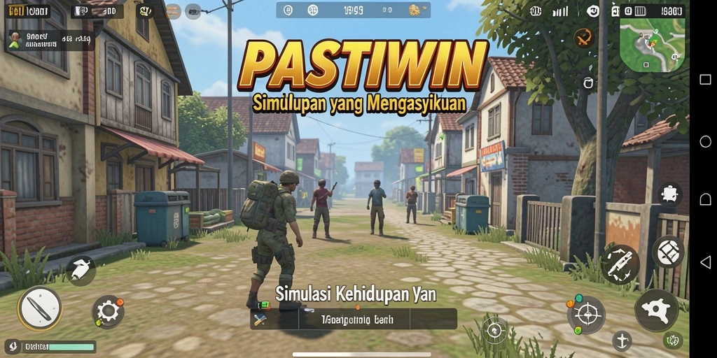 Tampilan gameplay PASTIWIN yang penuh warna dan interaktif.