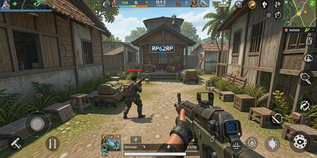 Tampilan gameplay RP62RP dengan grafis menakjubkan.