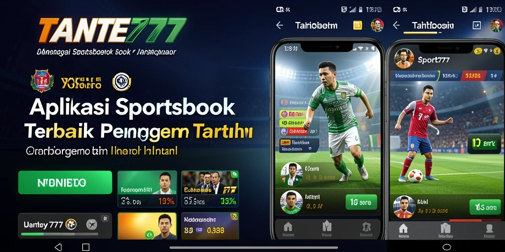 Tampilan utama aplikasi TANTE777 yang menampilkan taruhan olahraga.